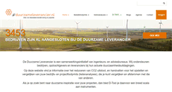Desktop Screenshot of duurzameleverancier.nl